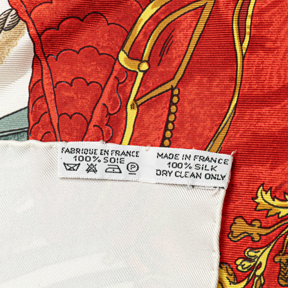 Pre-Loved Hermès Musee Silk Scarf - Picture 5 of 6